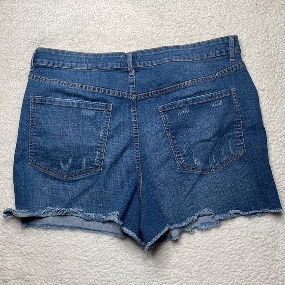 Nine Eight New York Denim Jeans Shorts Stretch Size 16 - Picture 4 of 7